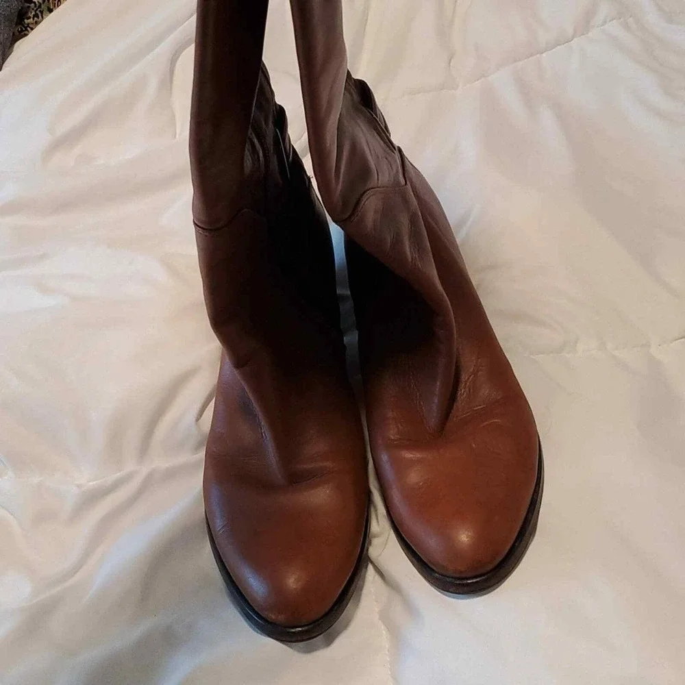 Vero Cuoio Knee High Brown Women's Boots 39 1/2